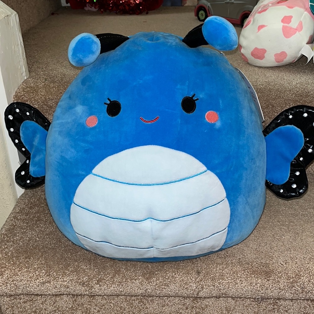 *SOLD* Squishmallows Waverly the Blue Morpho Butterfly 14” NWT